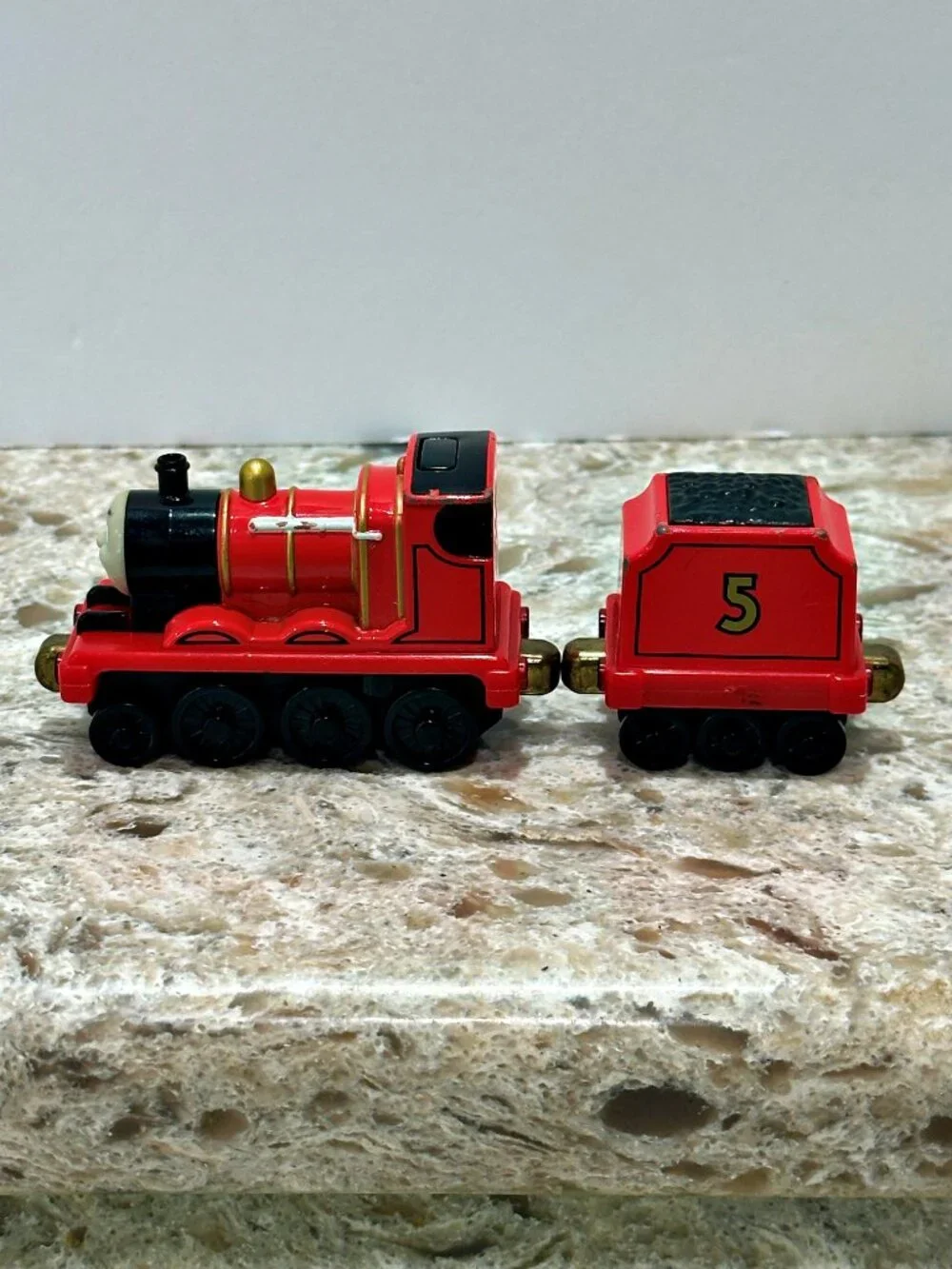 Thomas & Friends James and Tender 2008 Take Along Diecast Light Sounds WORKS!!!